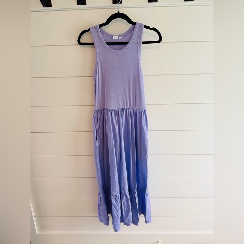 GAP Sleeveless Lavender Midi Dress, Size Medium